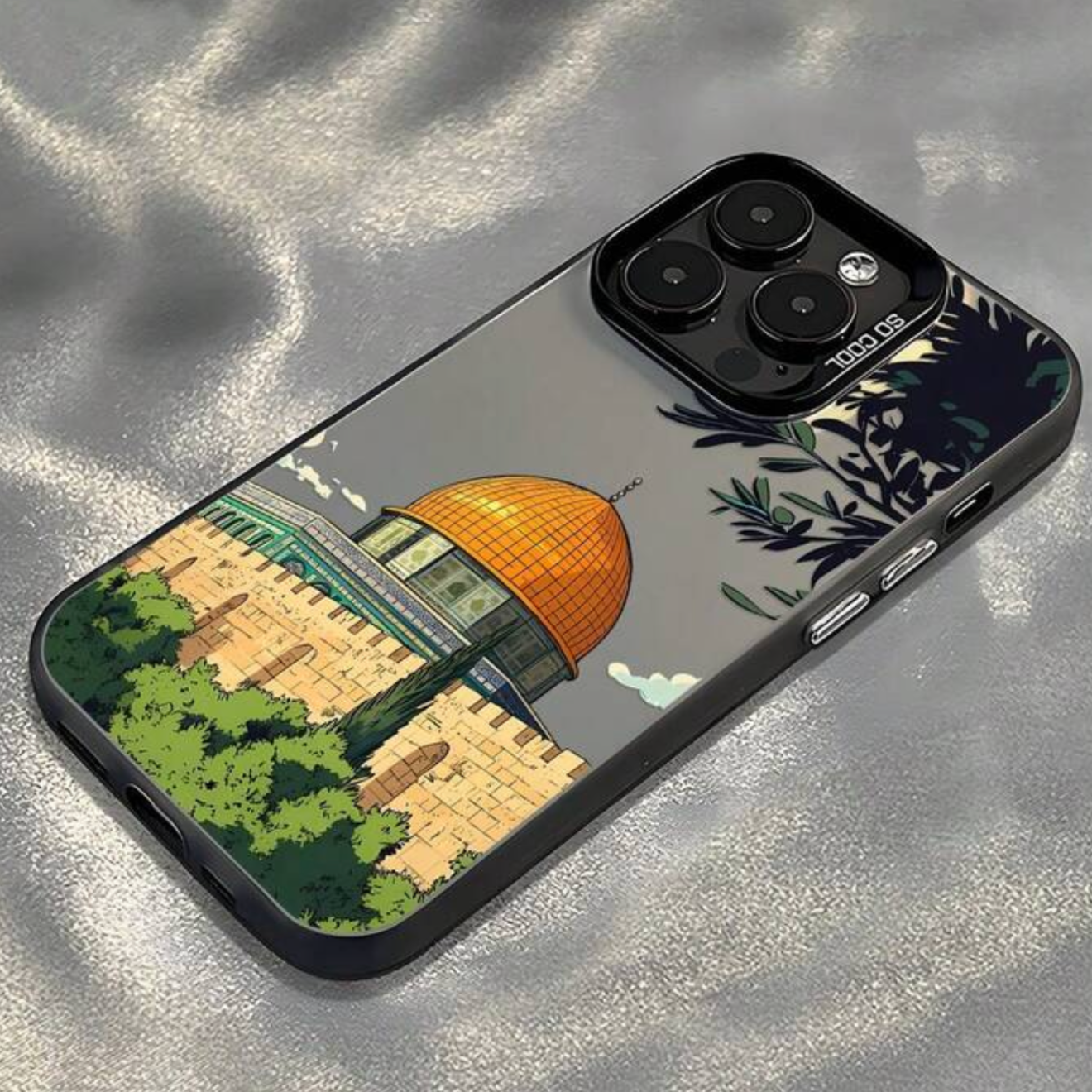 Dome of the Rock Green Phone Cover